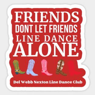 Line Dance Club Sticker